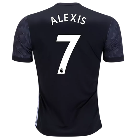 2017-18 Manchester United Alexis Sanchez #7 Away Soccer Jersey